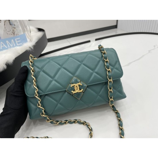 Replica Geometric Flap Bag AS2634 Green