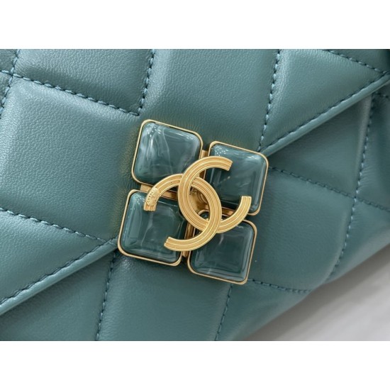 Replica Geometric Flap Bag AS2634 Green