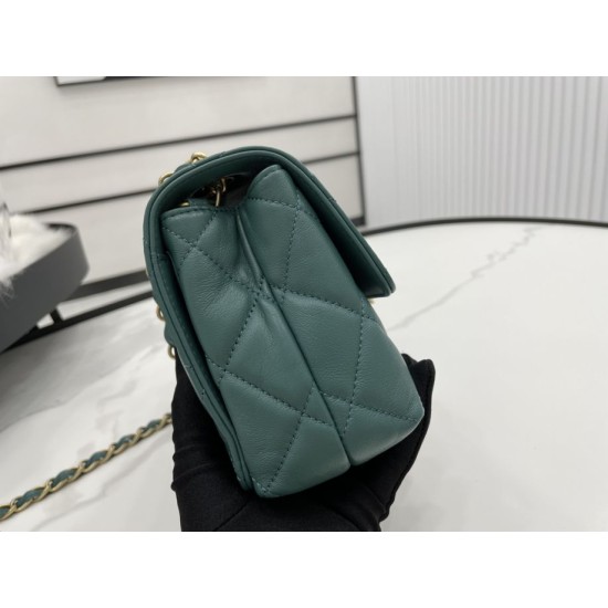 Replica Geometric Flap Bag AS2634 Green