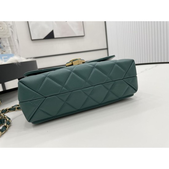 Replica Geometric Flap Bag AS2634 Green