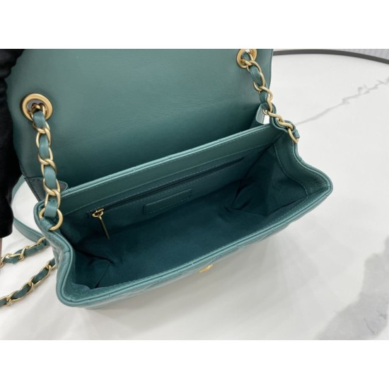 Replica Geometric Flap Bag AS2634 Green