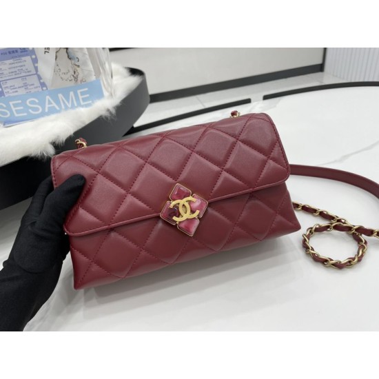 Replica Geometric Flap Bag AS2634 Red