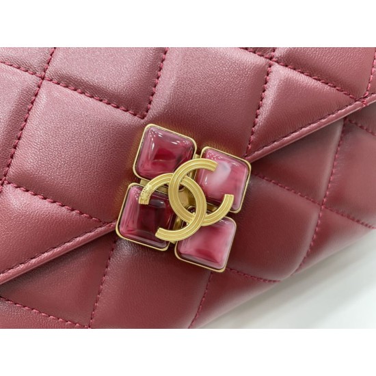 Replica Geometric Flap Bag AS2634 Red