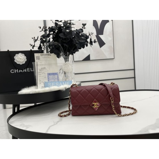 Replica Geometric Flap Bag AS2634 Red