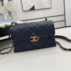 Fake Geometric Flap Bag AS2634 Blue Replica