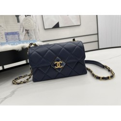 Fake Geometric Flap Bag AS2634 Blue Replica
