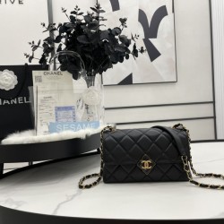 Fake Geometric Flap Bag AS2634 Black Replica