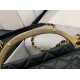 Replica Grained Calfskin Flap Bag AS2438 Black