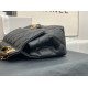 Replica Grained Calfskin Flap Bag AS2438 Black