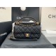 Replica Grained Calfskin Flap Bag AS2438 Black