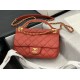 Replica Grained Calfskin Flap Bag AS2438 Red