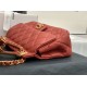 Replica Grained Calfskin Flap Bag AS2438 Red