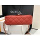 Replica Grained Calfskin Flap Bag AS2438 Red