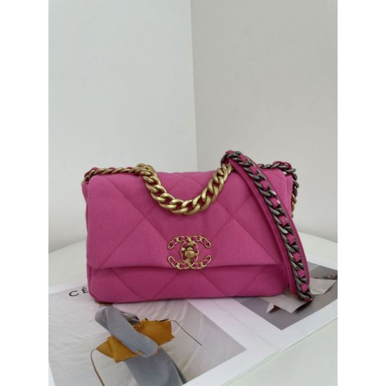 Replica Large 19 Tweed Flap Bag AS1162 AS1160 Red