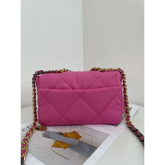 Replica Large 19 Tweed Flap Bag AS1162 AS1160 Red