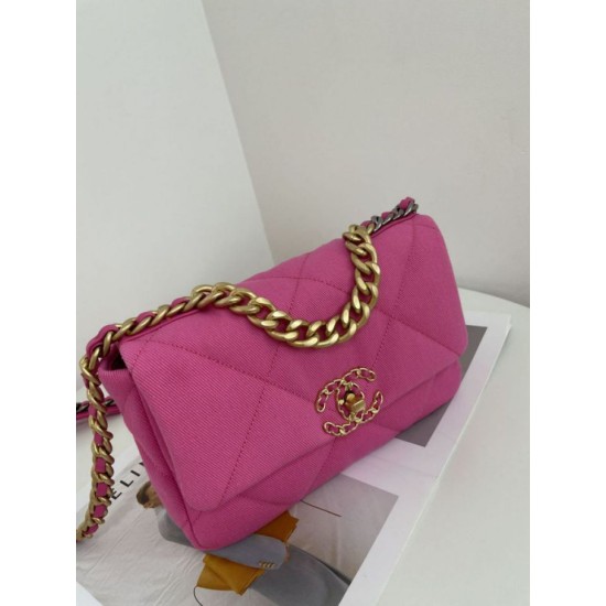 Replica Large 19 Tweed Flap Bag AS1162 AS1160 Red
