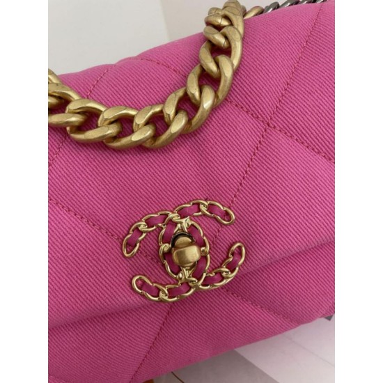 Replica Large 19 Tweed Flap Bag AS1162 AS1160 Red