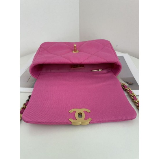Replica Large 19 Tweed Flap Bag AS1162 AS1160 Red