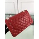 Fake Large Classic Handbag Grained Calfskin &amp; Gold-Tone Metal A56800 Red Replica