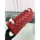 Fake Large Classic Handbag Grained Calfskin &amp; Gold-Tone Metal A56800 Red Replica