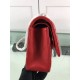 Fake Large Classic Handbag Grained Calfskin &amp; Gold-Tone Metal A56800 Red Replica