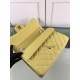Replica Large Classic Handbag Grained Calfskin &amp; Gold-Tone Metal A56800 Yellow
