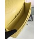 Replica Large Classic Handbag Grained Calfskin &amp; Gold-Tone Metal A56800 Yellow