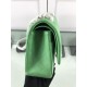 Fake Large Classic Handbag Grained Calfskin &amp; Gold-Tone Metal A56800 Green Replica