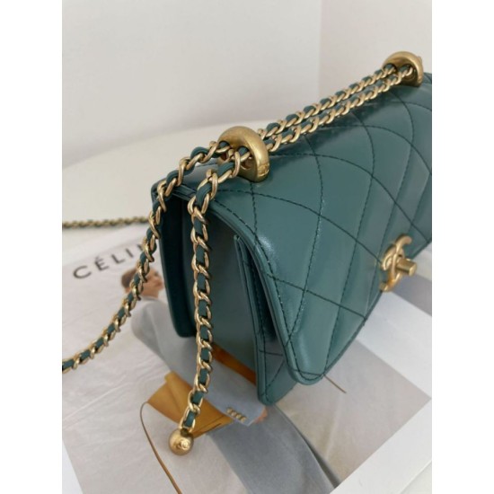 Replica Vintage Mini Flap Bag AS2615 Green