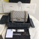 Replica Classic Grained Calfskin Flap Bag A1112 Gray