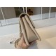 Fake Calfskin Mini Sqaure Flap Bag AS2468 Apricot Replica