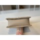 Fake Calfskin Mini Sqaure Flap Bag AS2468 Apricot Replica