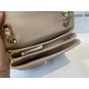 Fake Calfskin Mini Sqaure Flap Bag AS2468 Apricot Replica