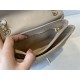 Fake Calfskin Mini Sqaure Flap Bag AS2468 Apricot Replica