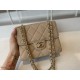 Fake Calfskin Mini Sqaure Flap Bag AS2468 Apricot Replica