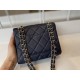 Replica Calfskin Mini Sqaure Flap Bag AS2468 Blue