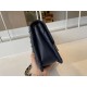 Replica Calfskin Mini Sqaure Flap Bag AS2468 Blue