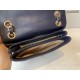 Replica Calfskin Mini Sqaure Flap Bag AS2468 Blue
