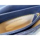Replica Calfskin Mini Sqaure Flap Bag AS2468 Blue