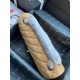 Fake Classic Flap Bag A1112 Apricot Replica