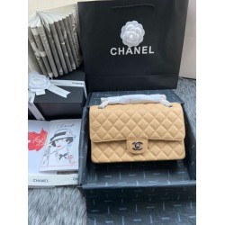 Fake Classic Flap Bag A1112 Apricot Replica