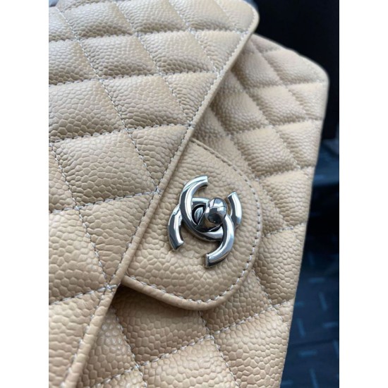 Fake Classic Flap Bag A1112 Apricot Replica