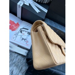 Fake Classic Flap Bag A1112 Apricot Replica