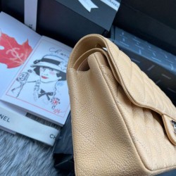 Fake Classic Flap Bag A1112 Apricot Replica