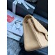 Fake Classic Flap Bag A1112 Apricot Replica