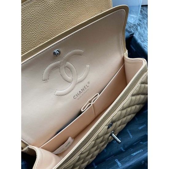 Fake Classic Flap Bag A1112 Apricot Replica