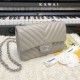 Replica Classic Flap Bag A1116 Gray Silver Hardware