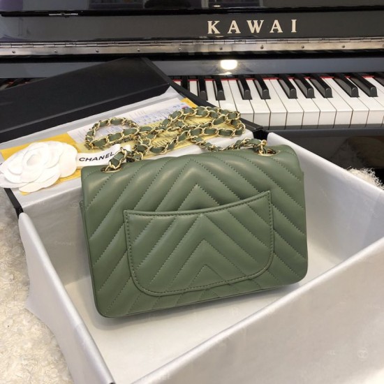 Replica Classic Flap Bag A1116 Green