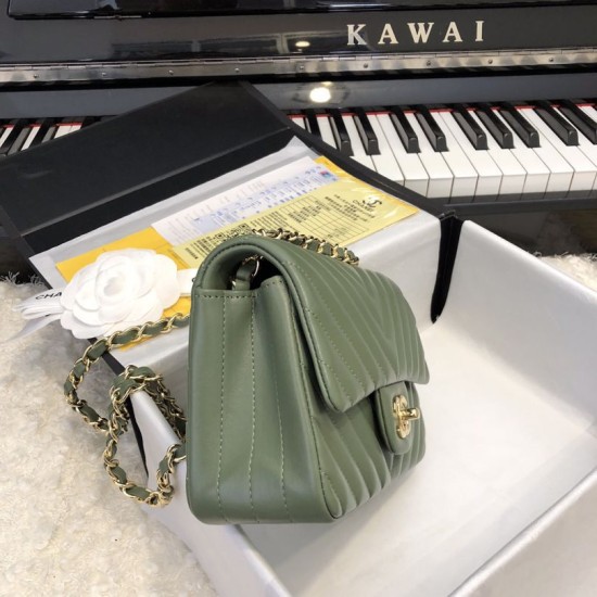 Replica Classic Flap Bag A1116 Green