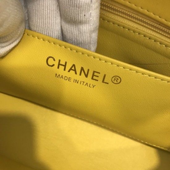 Replica Classic Flap Bag A1116 Yellow